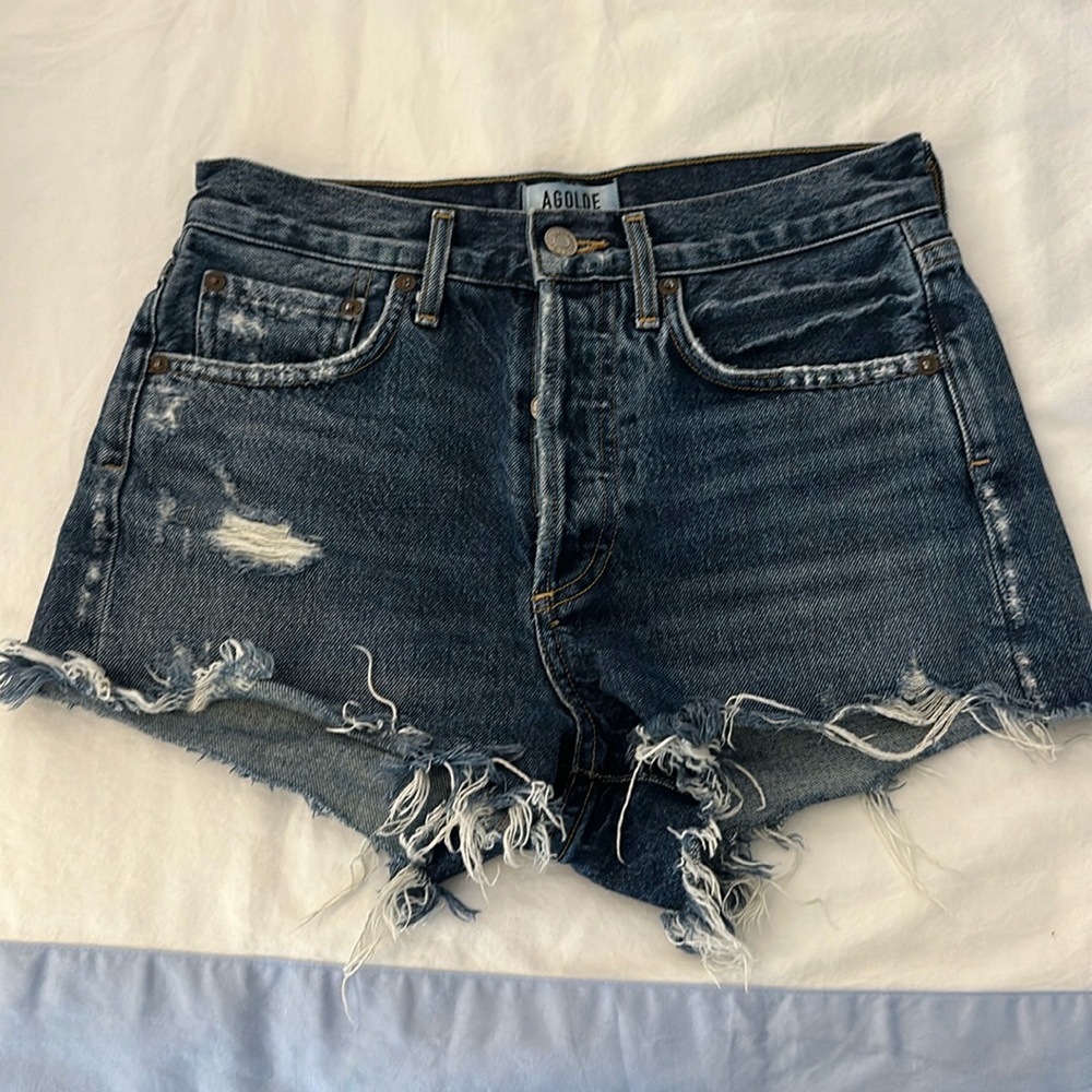 Agolde denim shorts